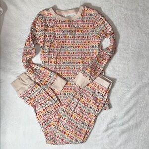 EUC crew cuts Festive Holiday Pajama Set size 5